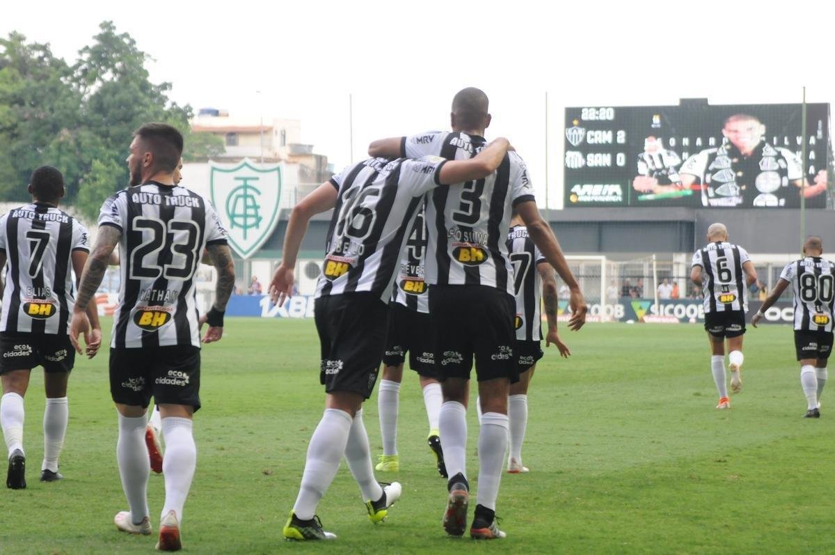 Atltico bateu o Santos na estreia de Vagner Mancini em Belo Horizonte