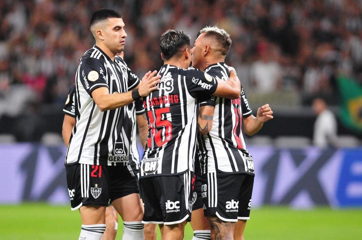 Fotos do jogo entre Atltico-MG e Internacional