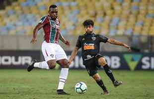 Lances do jogo entre Fluminense e Atltico, no Maracan, pela 33 rodada do Brasileiro