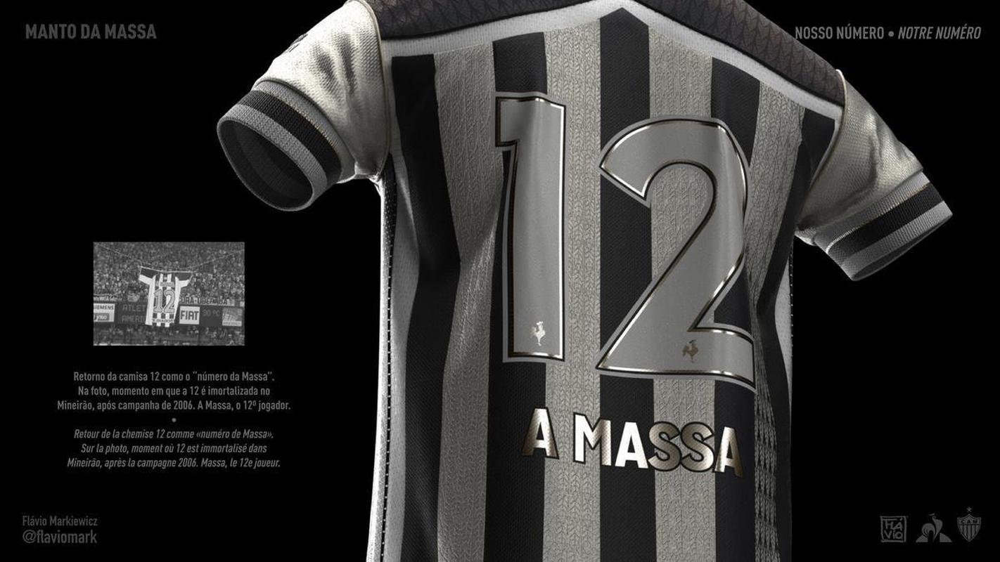 Camisa desenhada por Flvio Markiewicz ganhou o concurso 'Manto da Massa'