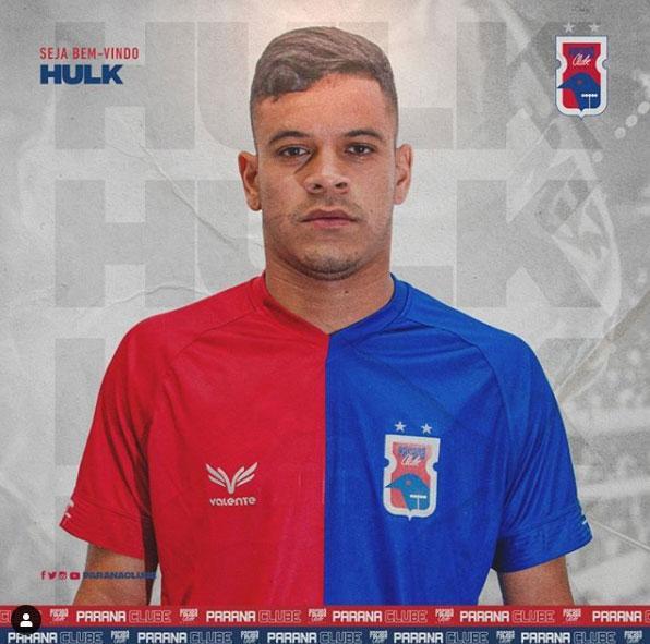 O Paran anunciou a contratao do lateral-esquerdo Hulk, que estava no Atltico