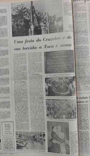 Jornal Estado de Minas noticia a inaugurao da Toca I