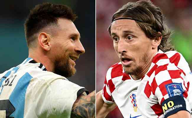 Messi lidera a Argentina, enquanto Modric  o comandante croata na semifinal 