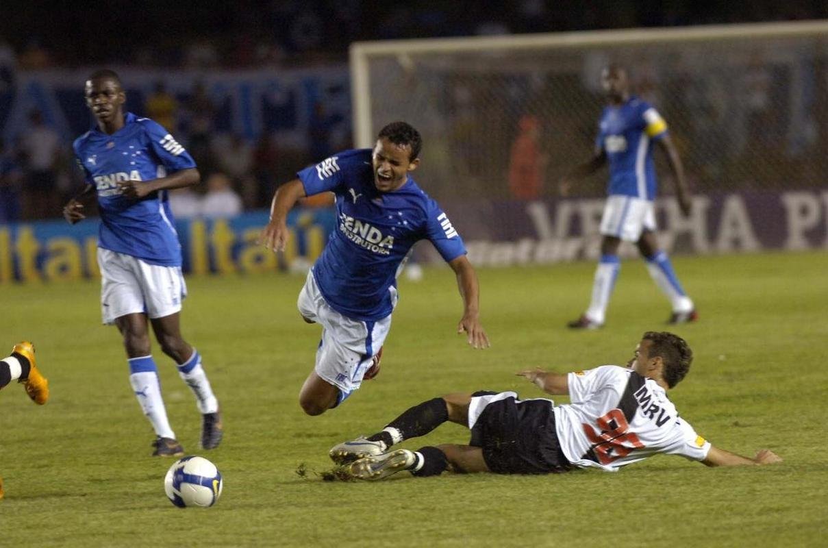 Em 2008, o Cruzeiro venceu o Vasco por 1 a 0, pelo Campeonato Brasileiro.
