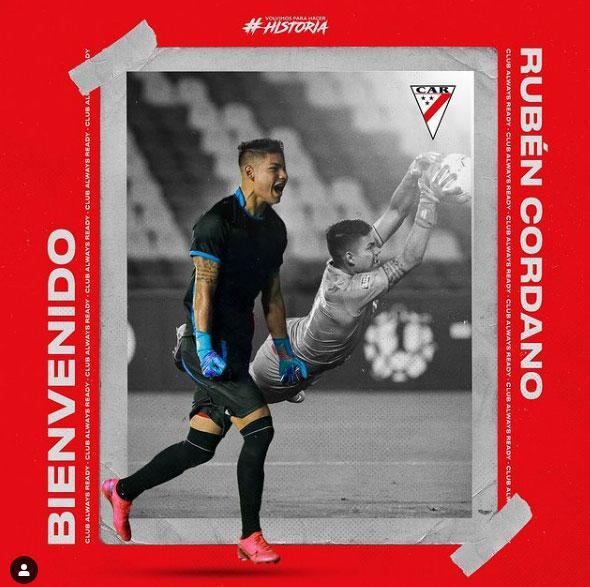 Rubén Cordano, goleiro (Always Ready, da Bolívia)