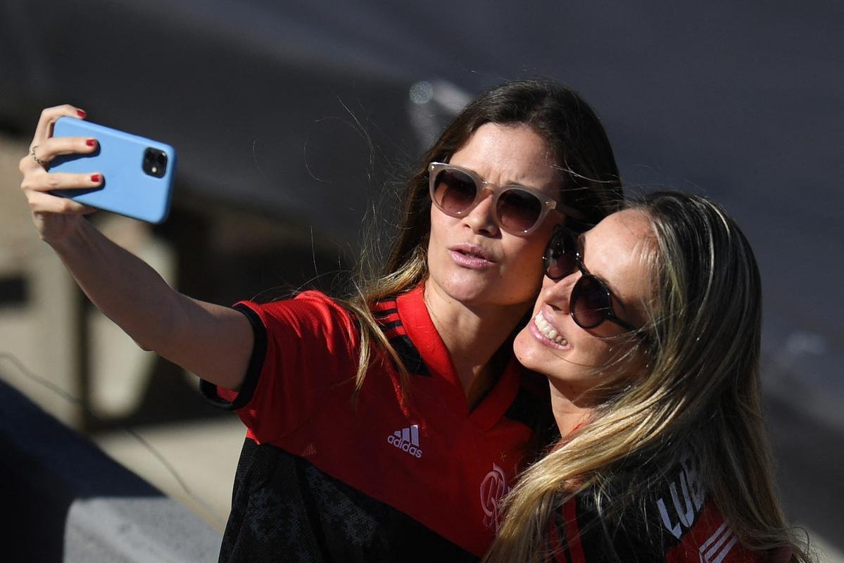 Torcida do Flamengo na final da Libertadores