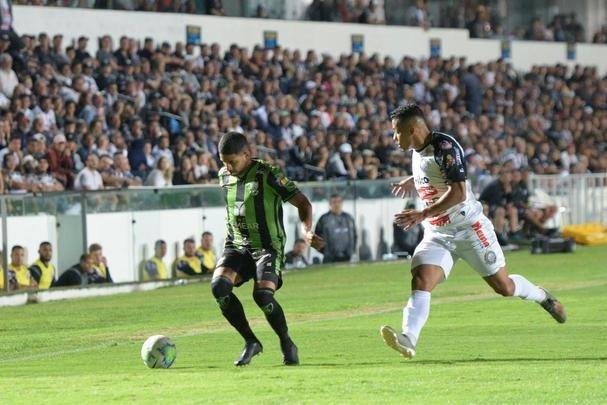 América venceu o Operário por 2 a 0, no Paraná, e avançou na Copa do Brasil