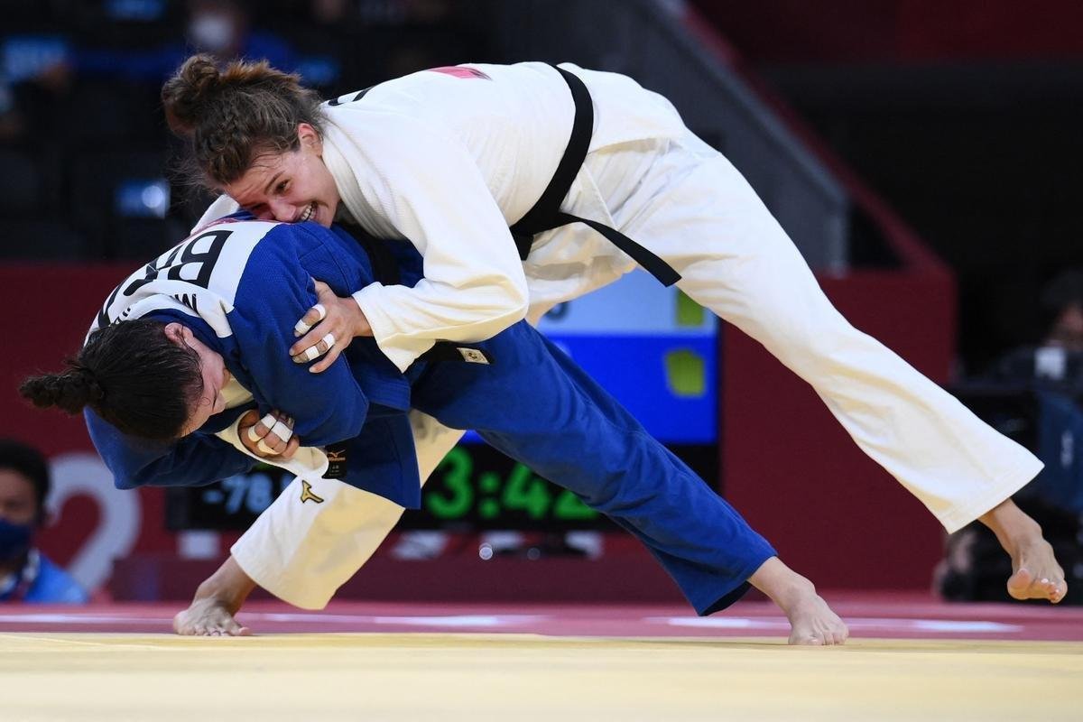 Mayra Aguiar venceu a sul-coreana  Hyunji Yoon com ippon e conquistou a medalha de bronze em Tquio