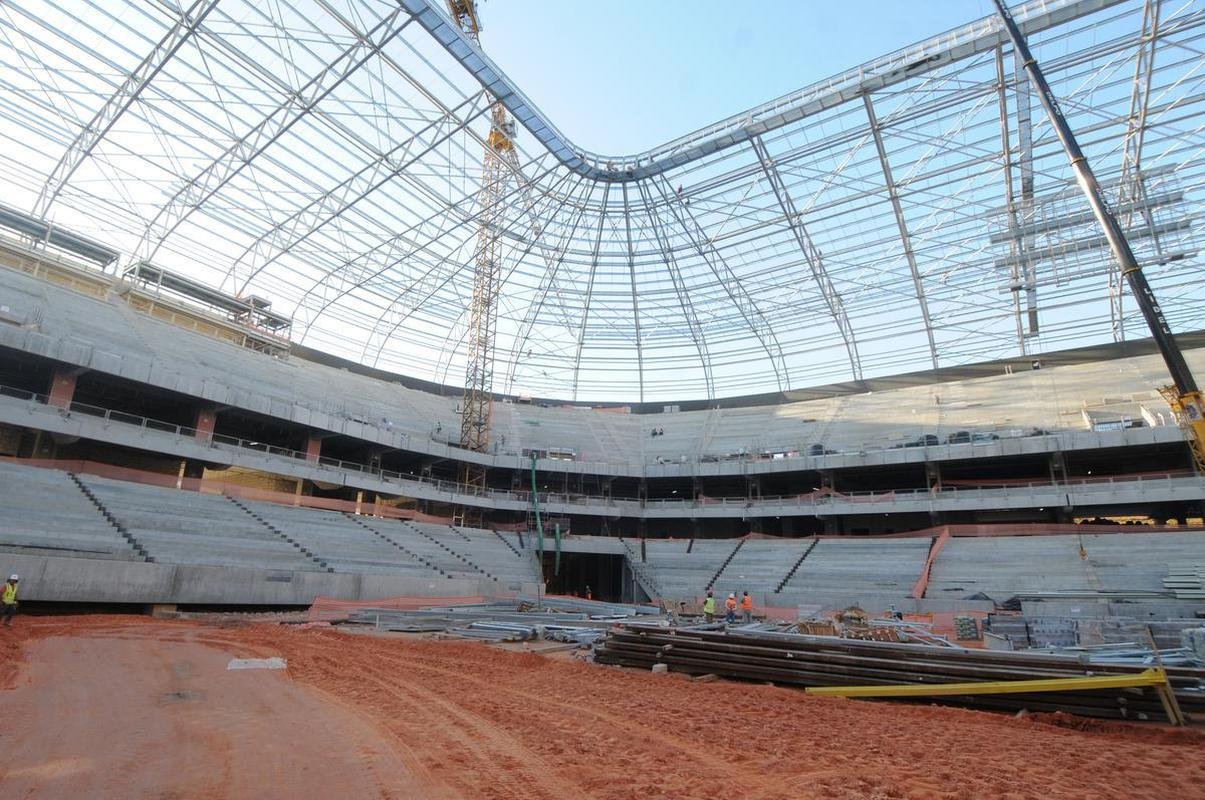 Futuro estdio do Galo, Aena MRV est com 60% das obras concludas