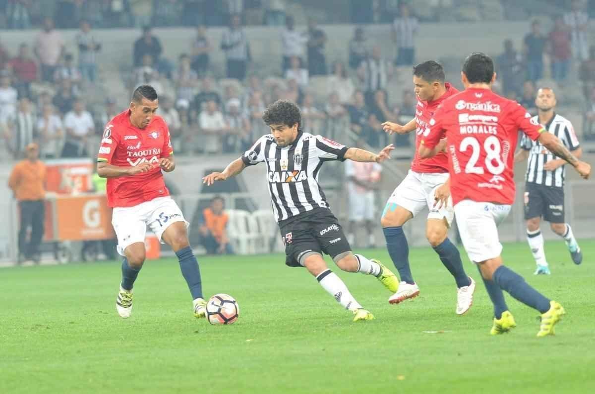 Atltico e Jorge Wilstermann se enfrentaram, no Mineiro, pelas oitavas de final da Libertadores