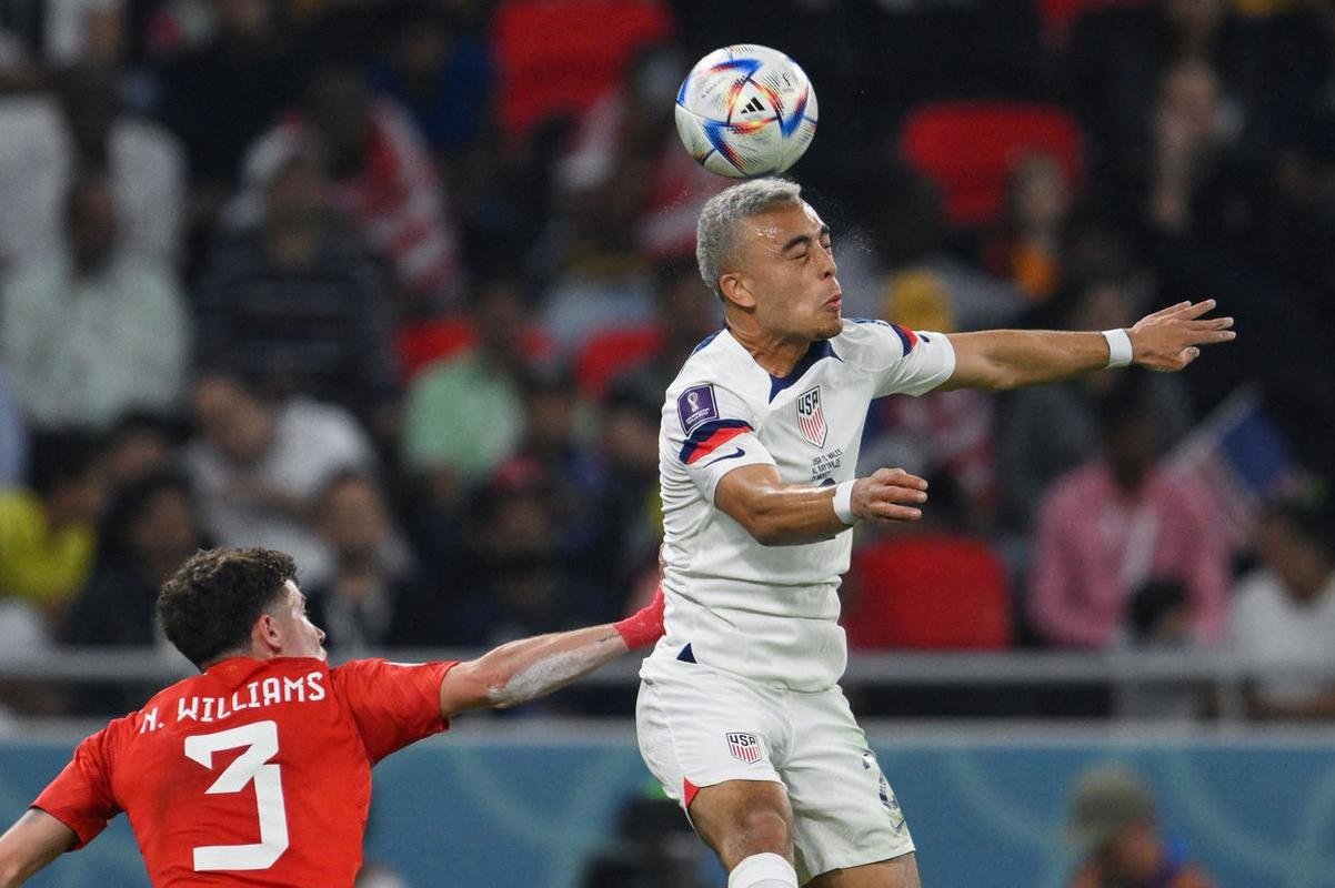 Fotos do jogo entre Estados Unidos e Pas de Gales no Estdio Ahmad bin Ali, pelo Grupo B da Copa do Mundo, no Catar