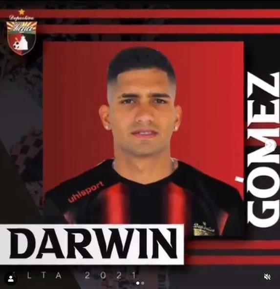 Darwin Gómez, atacante (Deportivo Lara, da Venezuela)