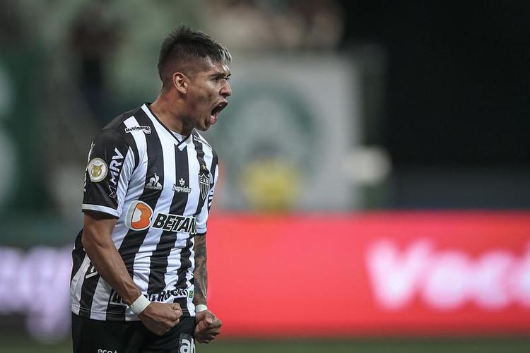 Zaracho empatou o jogo para o Atlético no Allianz Parque com Zaracho: 1 a 1