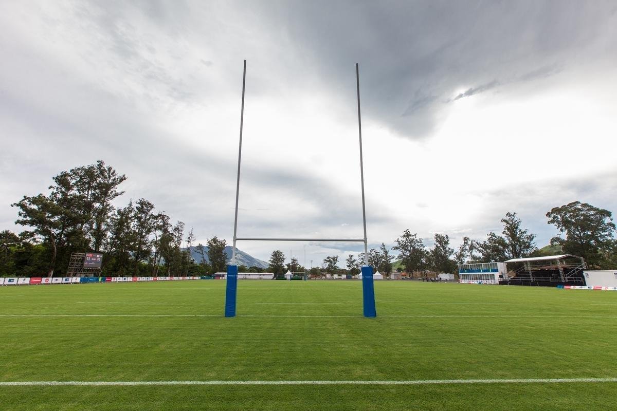 Estdio foi construdo sobre o campo de polo existente, ao lado da Arena de Deodoro e do Centro Aqutico