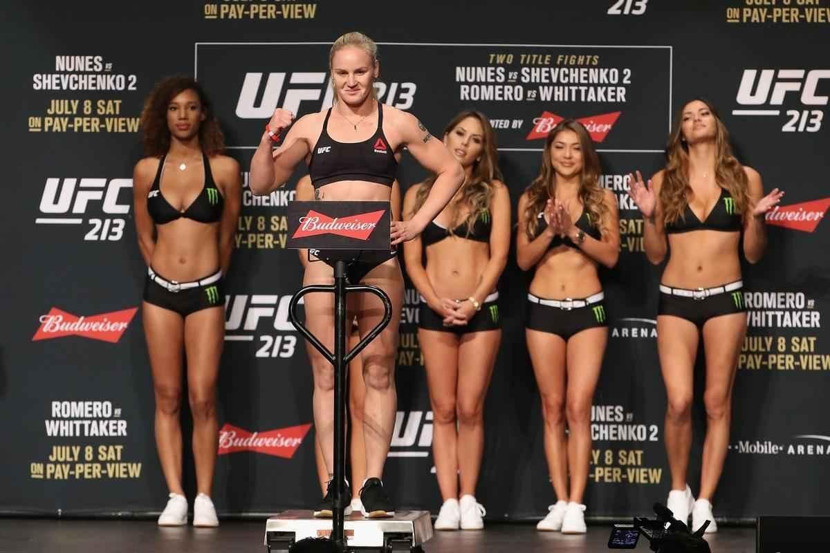 Pesagem do UFC 213, em Las Vegas - Valentina Shevchenko