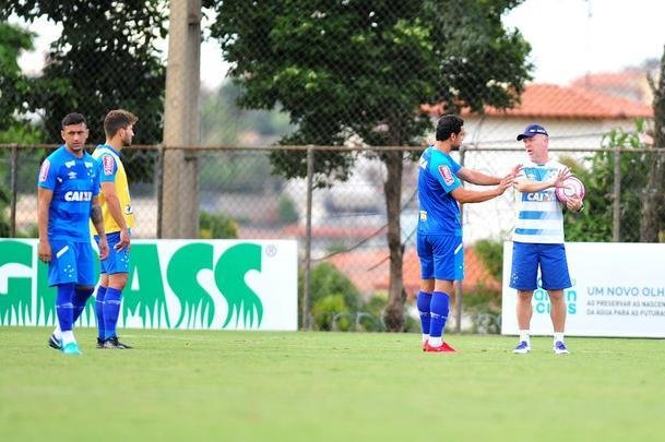 Cruzeiro encerrou nesta tera-feira (16/1) sua preparao para o jogo contra o Tupi