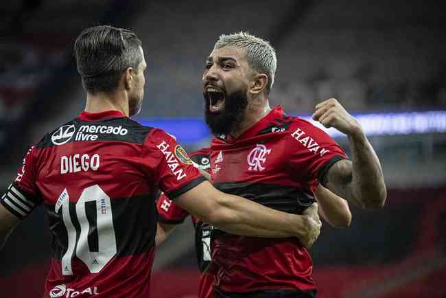 Gabigol marcou os dois primeiros gols do Flamengo