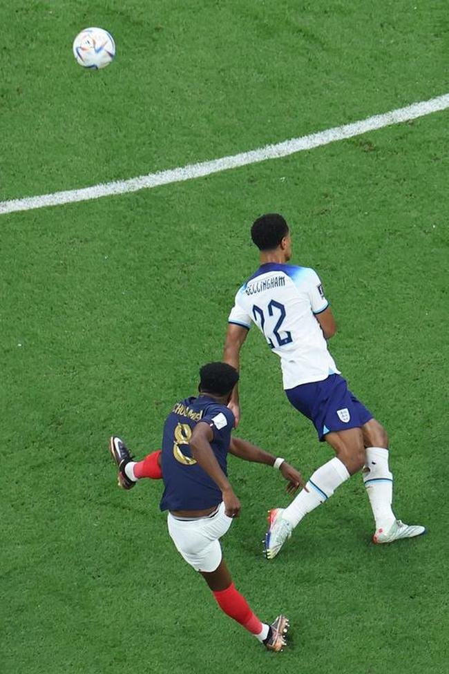 Fotos do duelo entre Inglaterra e Frana, pelas quartas de final da Copa do Mundo, no estdio Al Bayt, em Al Khor