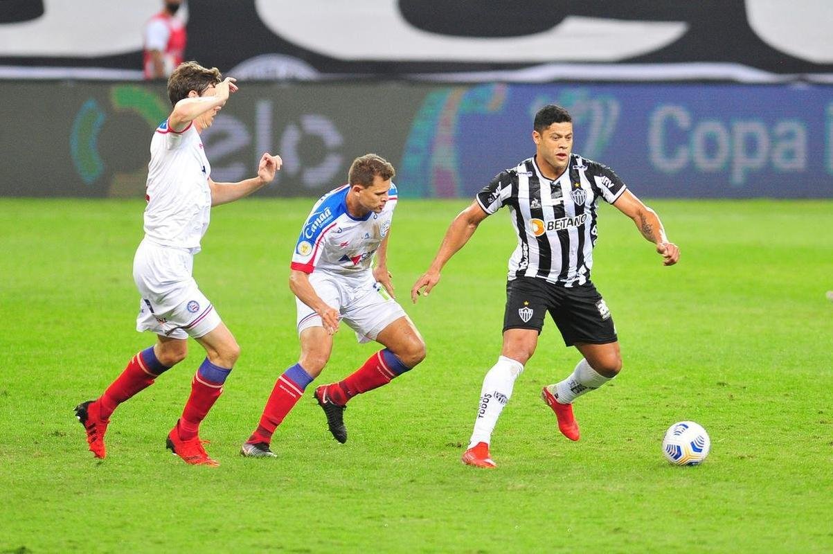 Imagens do confronto entre Atltico e Bahia, vlido pelas oitavas de final da Copa do Brasil 2021