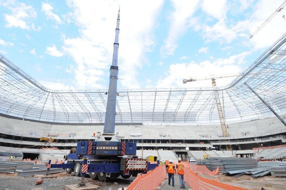 Fotos da Arena MRV nesta sexta-feira (6)