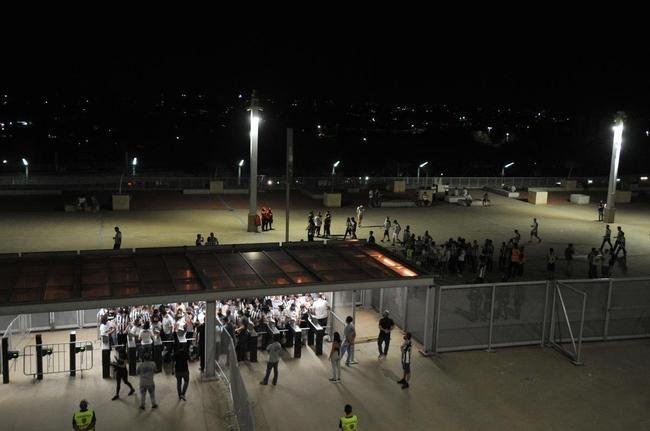 Fotos da torcida do Galo no Mineiro durante a semifinal da Copa Libertadores entre Atltico e Palmeiras (Alexandre Guzanshe/EM/DAPress 28/9/2021)