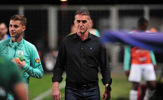 Mancini lamentou os erros ofensivos do América na derrota para o Palmeiras