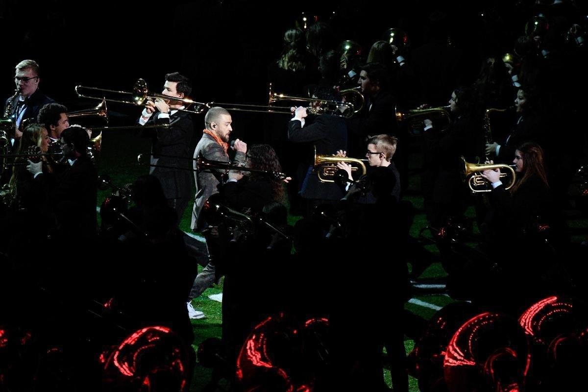 Show do intervalo do Super Bowl LII, em Minneapolis, teve apresentao de Justin Timberlake