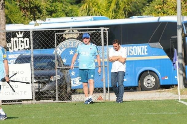 Fotos do treino do Cruzeiro desta quarta-feira, 2 de outubro, na Toca da Raposa II