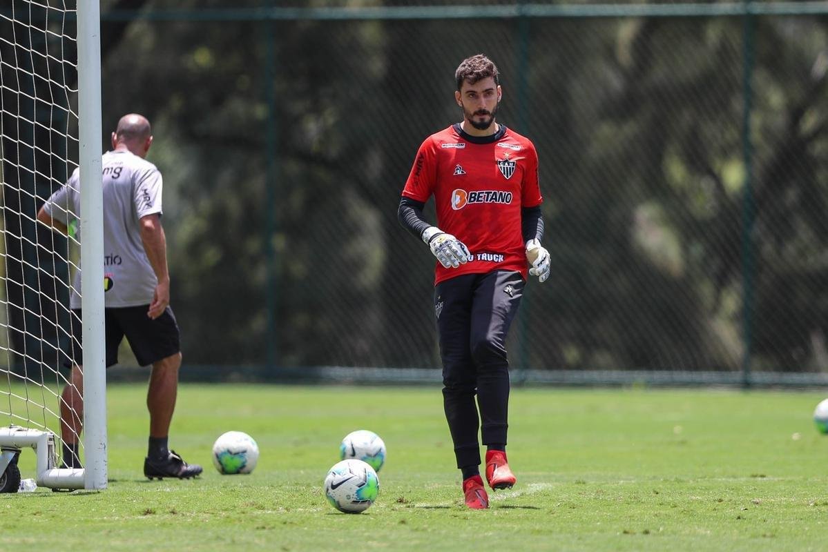 Fotos do treino do Atlético nesta quarta-feira, que contou com Nacho Fernández