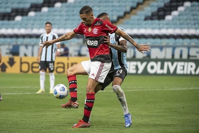 Fotos do jogo entre Grmio e Flamengo, na Arena do Grmio, em Porto Alegre, pela segunda rodada do Campeonato Brasileiro (23/11/2021)
