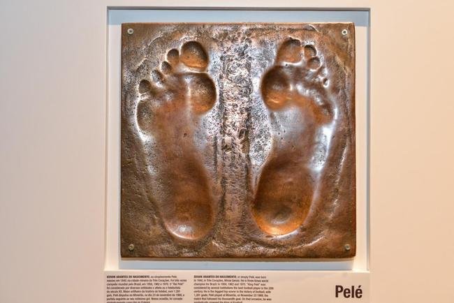 Pel j havia colocado seus ps na Calada da Fama do Mineiro em 1969