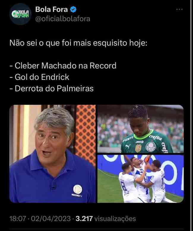 Jojo Todynho, Mario: os memes de Cléber Machado em Água Santa x Palmeiras -  Superesportes