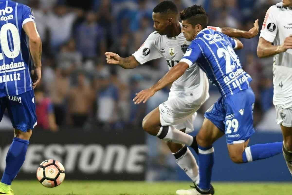Imagens do jogo entre Godoy Cruz e Atltico, vlido pelo Grupo 6 da Copa Libertadores