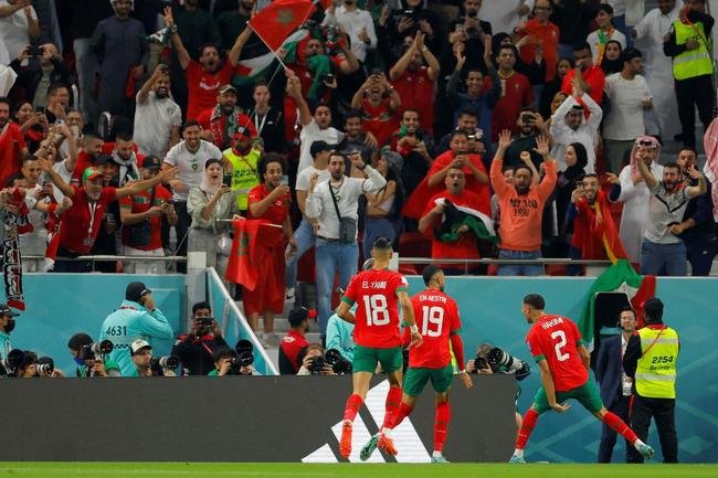 Fotos do jogo entre Marrocos e Portugal no Est�dio Al-Thumama, no Catar, pela Copa do Mundo de 2022