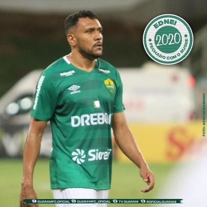 O Guarani anunciou a contratao do zagueiro Ednei, que estava no Cuiab