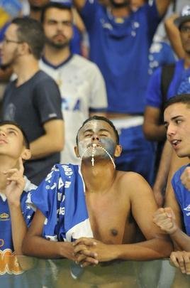 Torcida do Cruzeiro lotou o Mineiro na partida contra o Boca Juniors pela Libertadores