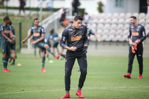 Fotos do treino do Atlético