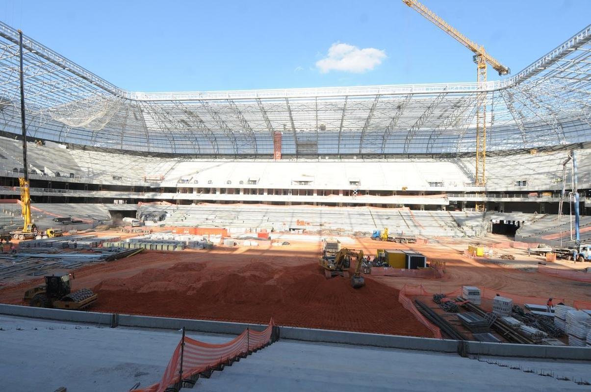 Futuro estdio do Galo, Arena MRV est com 60% das obras concludas