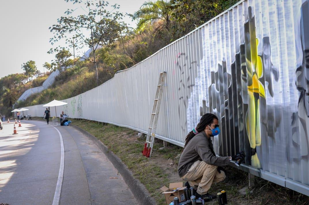 Grafite na Arena MRV