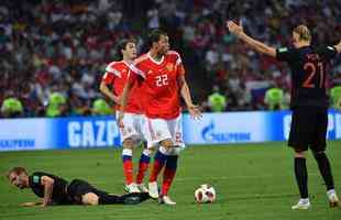 Rssia e Crocia se enfrentam em Sochi, pelas quartas de final da Copa do Mundo