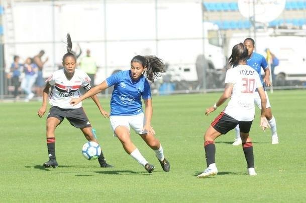 Cruzeiro e São Paulo ficaram no empate por 1 a 1 na finalíssima do Brasileiro Feminino A2