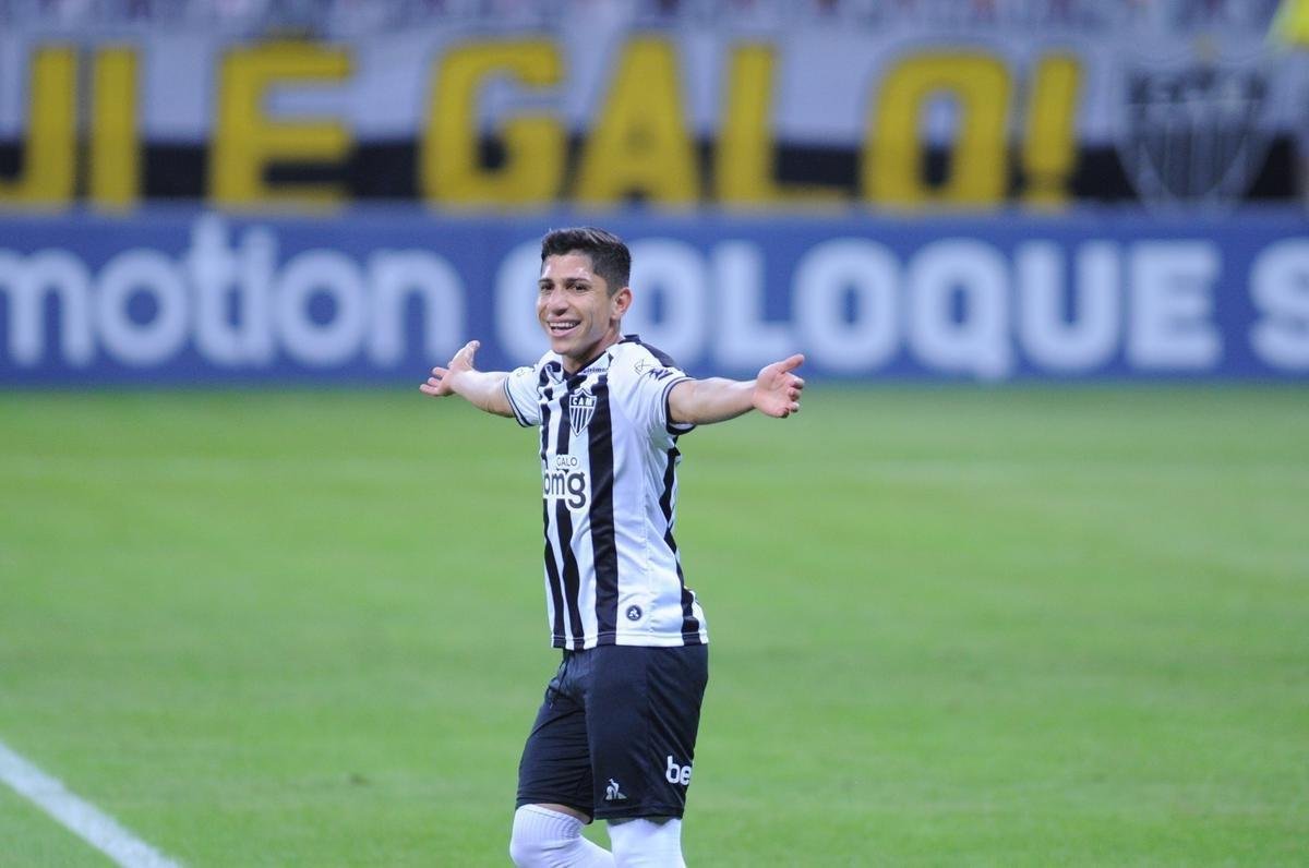 Gol da virada do Atltico, marcado por Nathan: 3 a 2