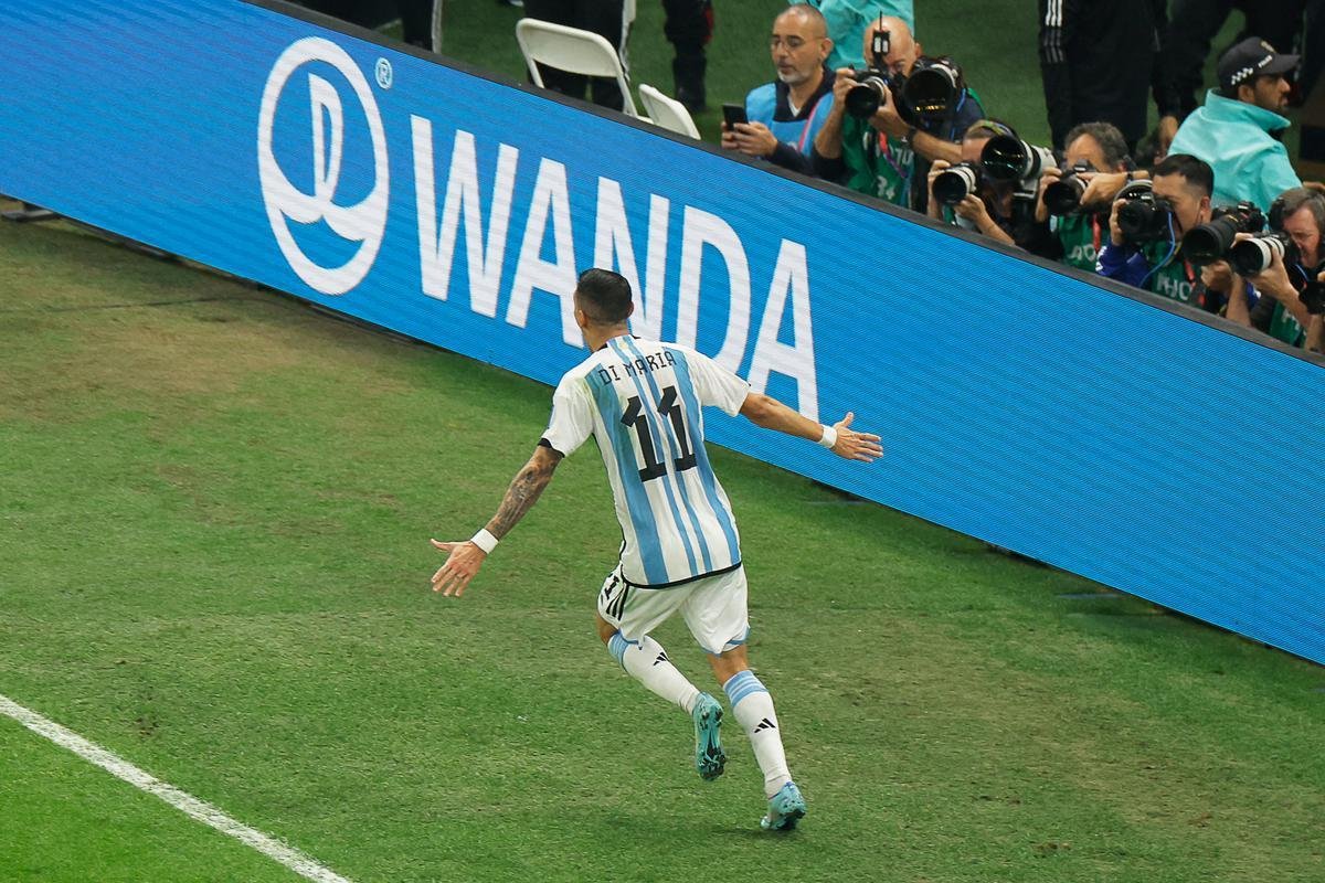 Di Mara ampliou a vantagem da Argentina para 2 a 0 na final da Copa do Mundo contra a Frana. Veja o gol por todos os ngulos