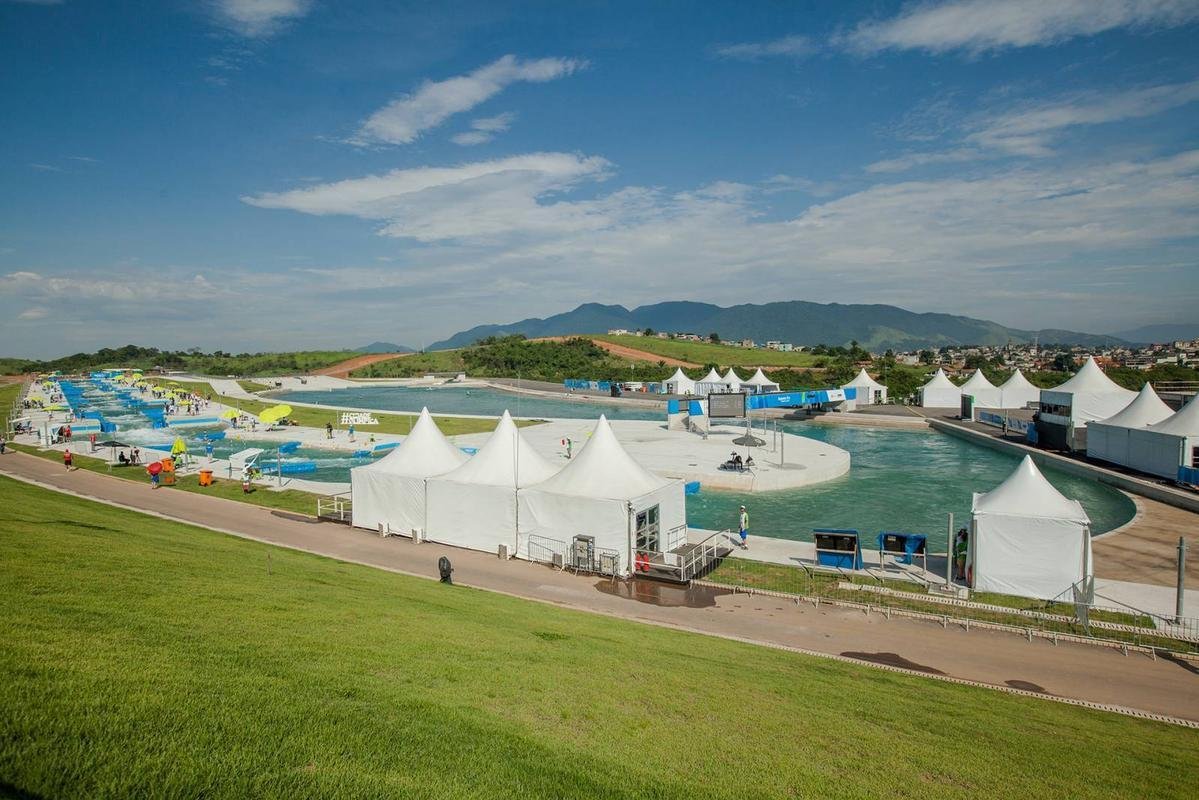 Circuito de Canoagem Slalom fica no Parque Radical, em Deodoro, tem percurso com 280 metros de corredeiras