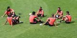 Novo atacante do Atltico participou de ltimo treino antes de clssico contra o Cruzeiro