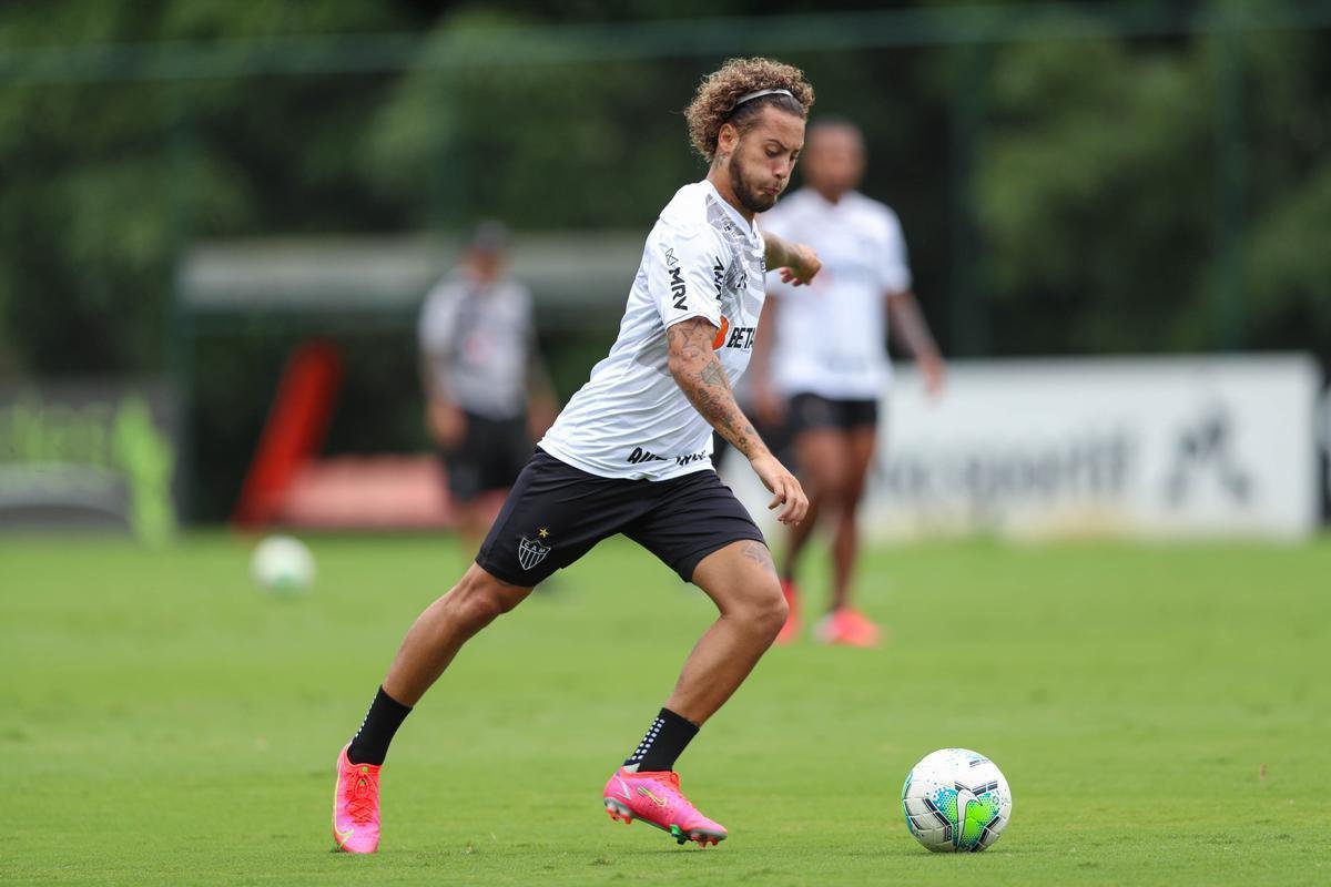 Fotos do último treino do Atlético antes do jogo contra o Bahia