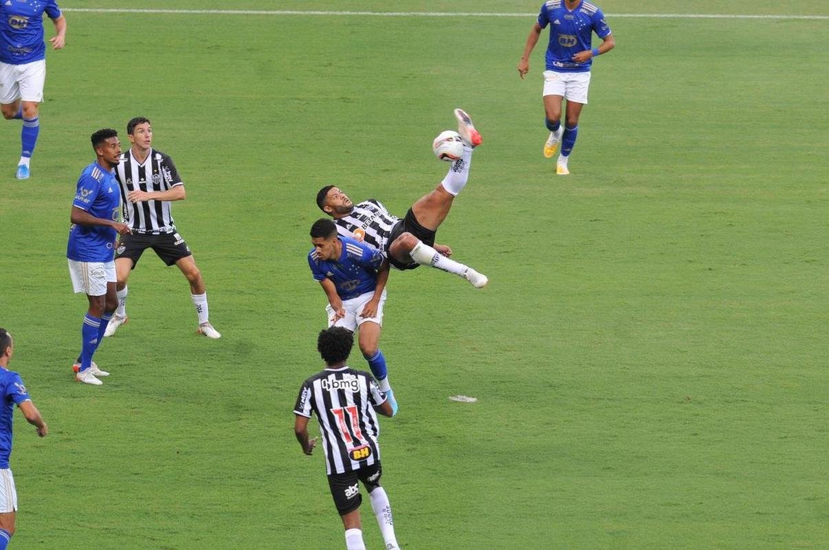 Fotos do clssico entre Atltico e Cruzeiro, no Mineiro, em BH, pela nona rodada do Campeonato Mineiro de 2022