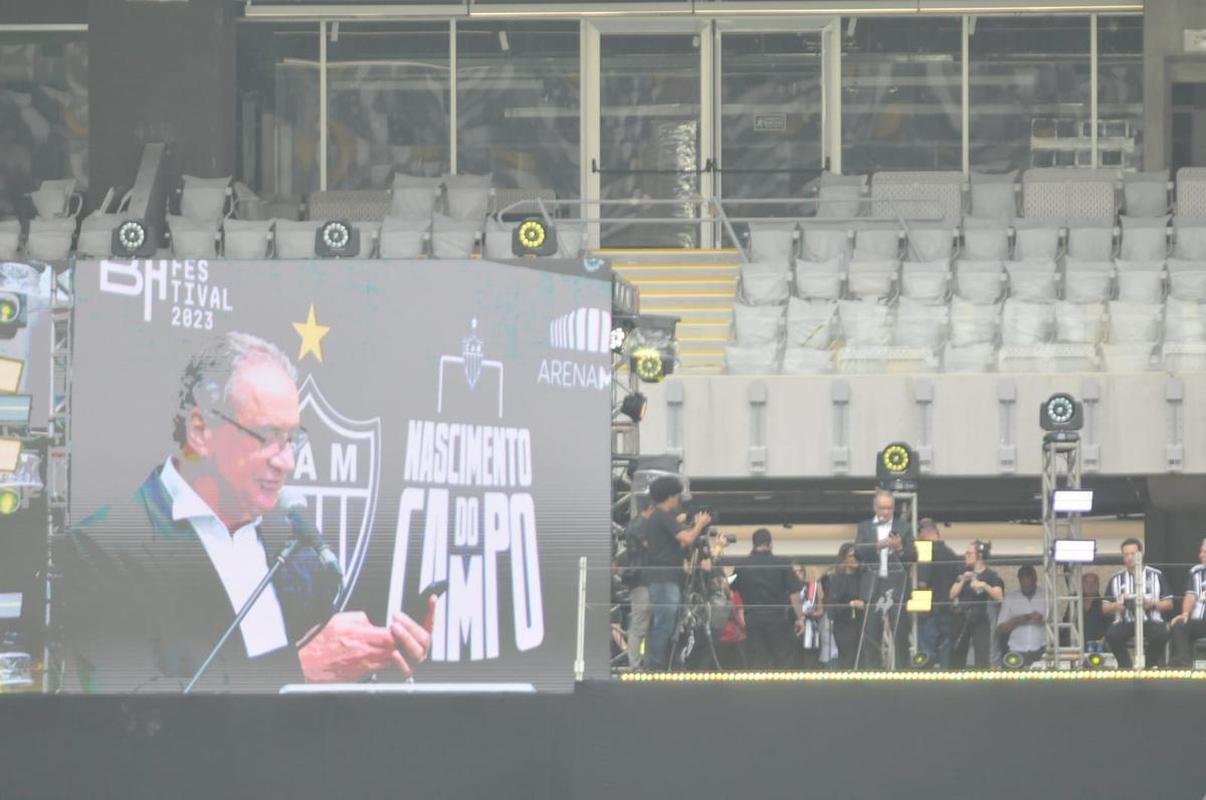 Fotos da inaugurao da Arena MRV