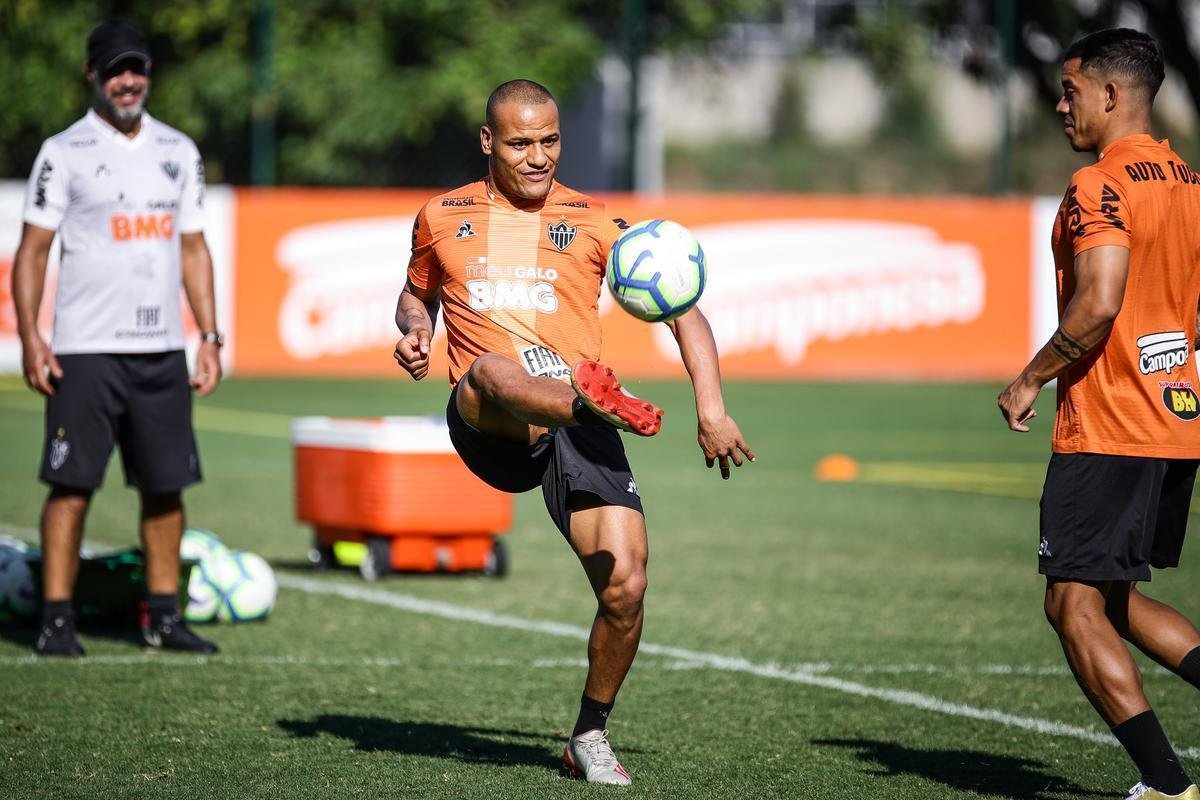 Fotos do ltimo treino do Atltico antes do jogo com o Grmio