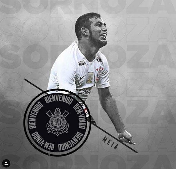 O Corinthians anunciou a contratao do meia Sornoza